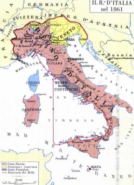 L'Italia nel 1861