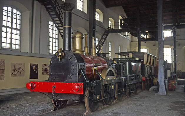 Replica locomotiva Bayard