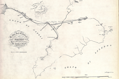 Progetto della ferrovia Napoli-Nocera-Portici